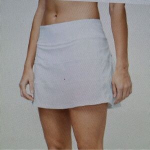 Lulu Pace Rival Skirt size 4tall. White. Excellent condition. Worn once.